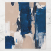 Blue Pulse of Stillness Wijn Etiket (Enkel label)