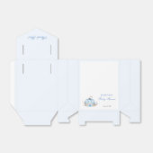 Blue Pumpkin Baby shower Dank u Bedankdoosjes (Uitgevouwen)