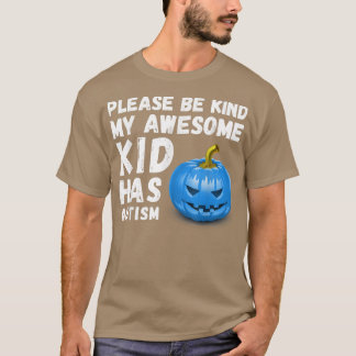 Blue Pumpkin Bucket Halloween weet hoe mijn zoon e T-shirt