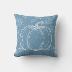 Blue Pumpkin Herfst Herfst Thanksgiving Halloween Kussen