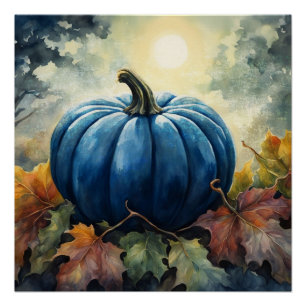 Blue Pumpkin - Poster Perfect Poster