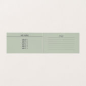 Blue Pumpkin - Visitekaartje (Binnenkant ongevouwen)