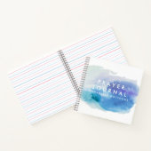 Blue Purple Aquarelle Christian Prayer Journal  (Intérieur)