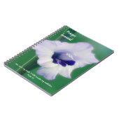 Blue Purple Flower Art Bible Verse Journal (Côté gauche)