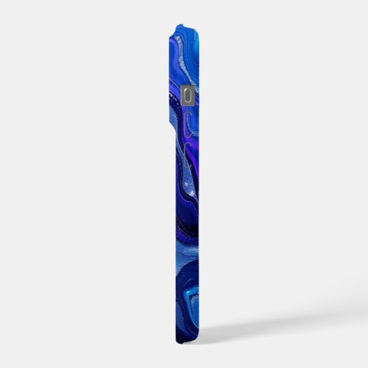 Blue & Purple Fluid Abstract (Côté gauche)