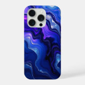 Blue & Purple Fluid Abstract (Verso)