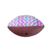 Blue Purple Holographic mermaid pattern American Football (Gedraaid 270)