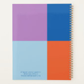 Blue Purple Orange Bold Year Color Block Planner (Dos)