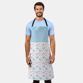 BLUE PURPLE PINK EASTER BOWS & EGGS SCHORT (Gedragen)