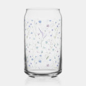 Blue Purple Pretty Wildflower Floral Pattern (Verso)