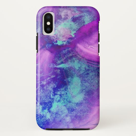Blue Purple Space Case-Mate iPhone Case (Achterkant)