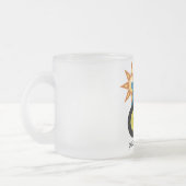 Blue Putt Putt Tractor-overhemden en -cadeaus Matglas Koffiemok (Links)