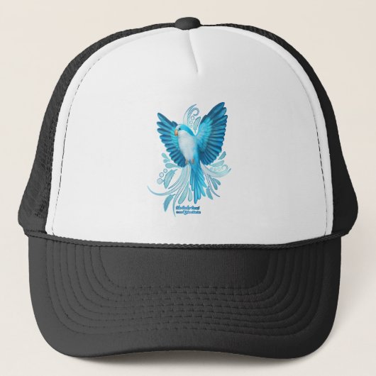 Blue Quaker Parrot Trucker Pet (Voorkant)