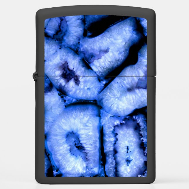 Blue Quartz Agate Geodes (Voorkant)