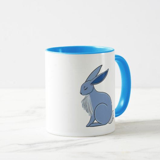 Blue Rabbit Mok (Voorkant rechts)