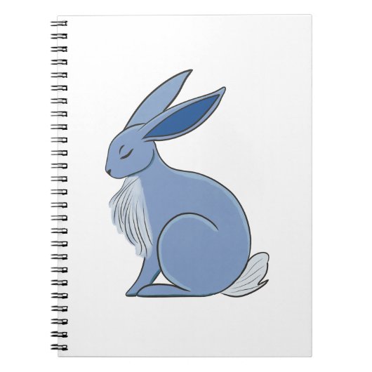 Blue Rabbit Notitieboek (Voorkant)