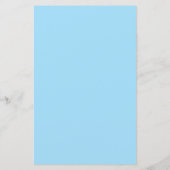 Blue Rabbit Nursery Rhyme Quiz baby shower game (Achterkant)