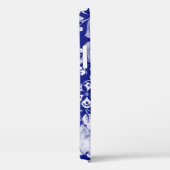 Blue Rabbit Tegel Art Unique Woodland Animal Delft Case-Mate iPhone Case (Achterkant / Rechts)