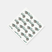 blue Race Car Birthday Servet (Hoek)