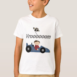 Blue Race Car Tshirts en Gifts