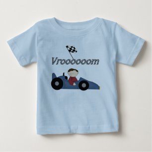 Blue Race Car Tshirts en Gifts
