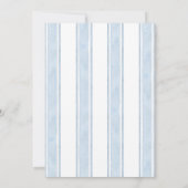 Blue Racer Baby shower Kaart (Achterkant)