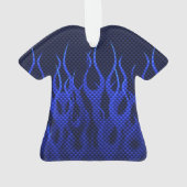Blue Racing Flames on Carbon Fiber (dos)