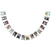 Blue Rainbow Baby 1st Birthday Foto Vlaggetjes (Alle)