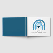 Blue Rainbow Cute Heart Baby Boy Livre d'or (Complet)