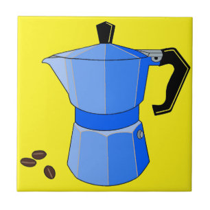 Blue Rainbow Espresso Tegeltje
