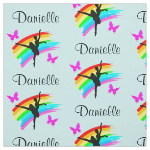 BLUE RAINBOW GEPERSONALISEERDE DANSERSSTOF STOF