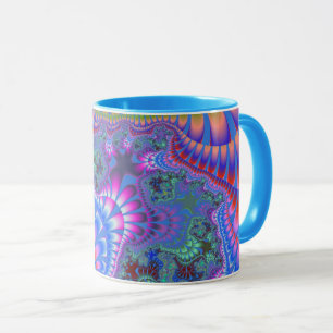 Blue Rainbow Melt Mok