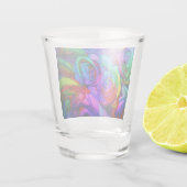 Blue Rainbow Rozen - Shot Glas (Achterkant)