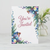 Blue Ram Cichlids Mariage Fête Invitation (Debout devant)