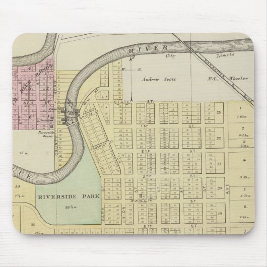 Blue Rapids, Marshall County, Kansas Muismat (Voorkant)