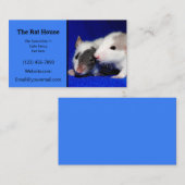 Blue Rat Breeder Rattery Visitekaartje (Voorkant / Achterkant)