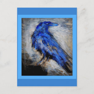 Blue Raven door Sharles Briefkaart