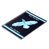Blue Raven op sterren Notitieboek (Linkerzijde)