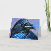 Blue Raven Wenskaart
