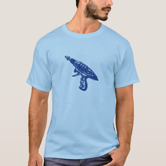 Blue Ray Pistool Shirt (Voorkant)