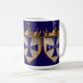Blue RayEl Crest coffee mug (Devant droit)
