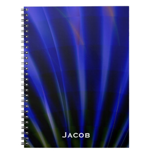 Blue Rays - Aangepast notebook Notitieboek (Voorkant)