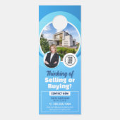 Blue Real Estate Market Report makelaar & makelaar (Voorkant)