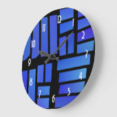 Blue Rectangular Tiles on a Black background Grote Klok (Hoek)