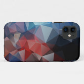 Blue Red Abstract Pyramid Pattern Hoesje-Mate iPho Case-Mate iPhone Case (Achterkant (horizontaal))