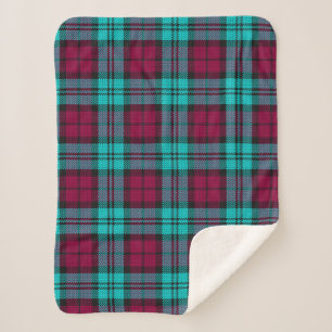 Blue Red Campbell Tartan Blackwatch Plaid