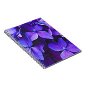 BLUE RED Hydrangea Notitieboek (Rechterzijde)