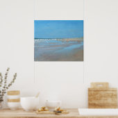 Blue Reflection Montalivet Poster (Keuken)