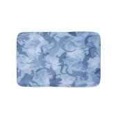 Blue Reptile Camouflage Bath Mat (Voorkant)