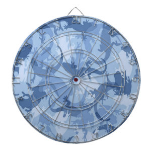 Blue Reptile Camouflage Dart Board Dartbord